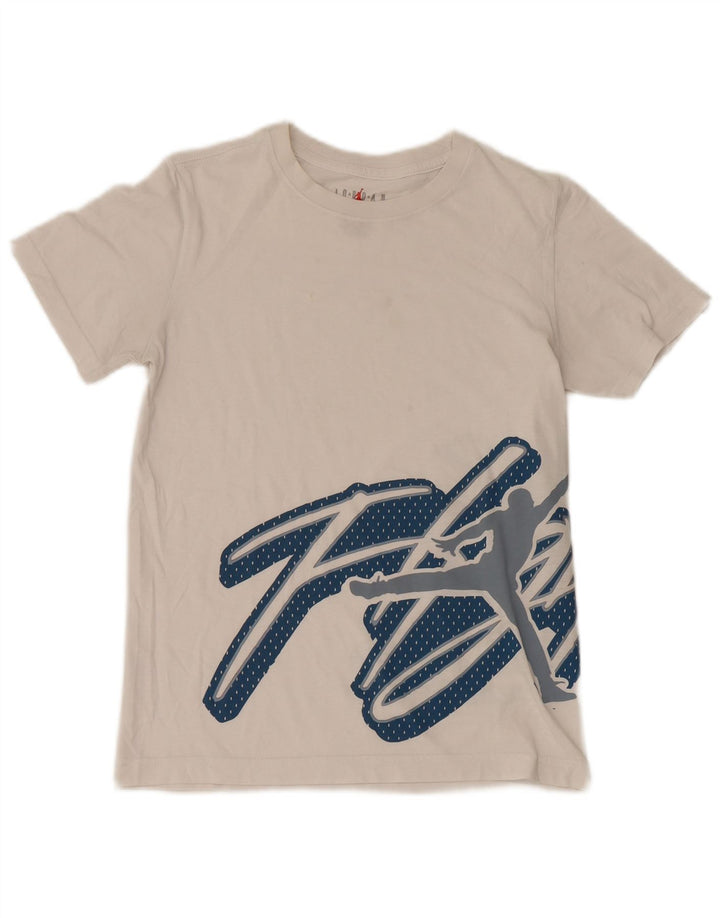 T-shirt grafica Jordan da bambino, 12-13 anni, grande, bianca
