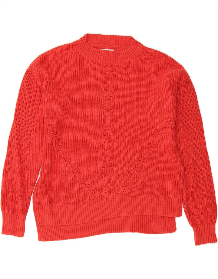 FAT FACE Womens Oversized Turtle Neck Jumper Sweater UK 8 Small  Red Vintage Fat Face and Second-Hand Fat Face from Messina Hembry 