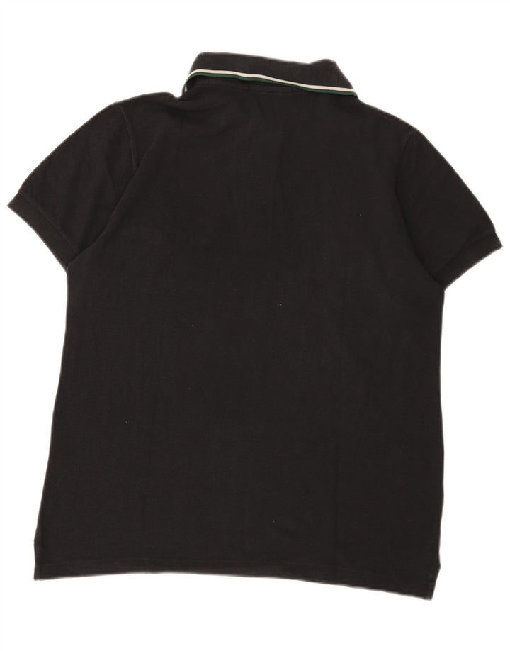 Polo Fred Perry da uomo slim fit in cotone nero medio