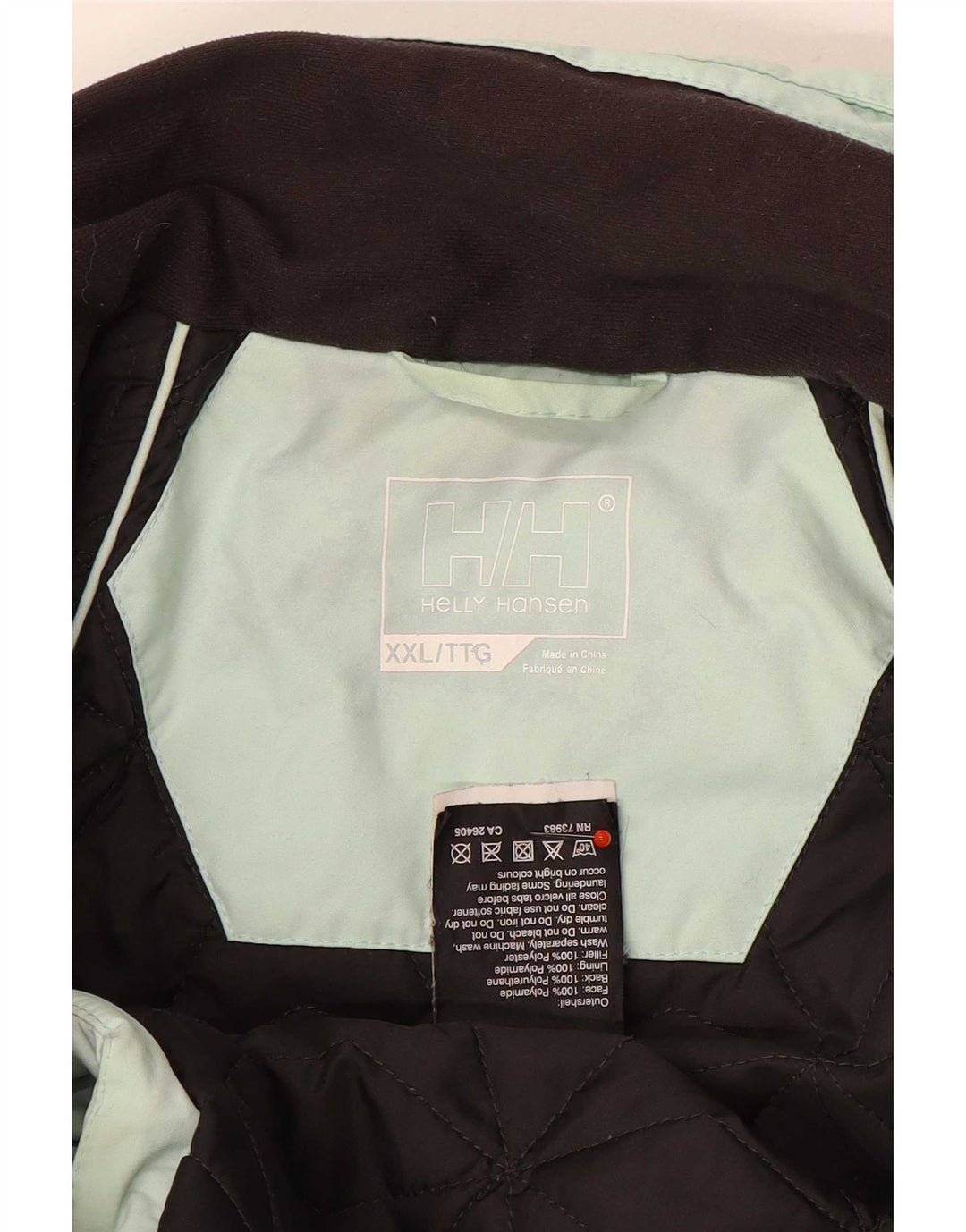 Giacca da sci da donna Helly Hansen UK 20 2XL Poliammide color block turchese