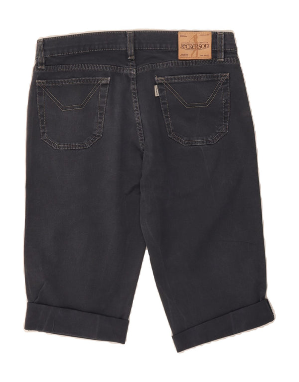 JECKERSON Womens Bermuda Denim Shorts W29 Medium Navy Blue