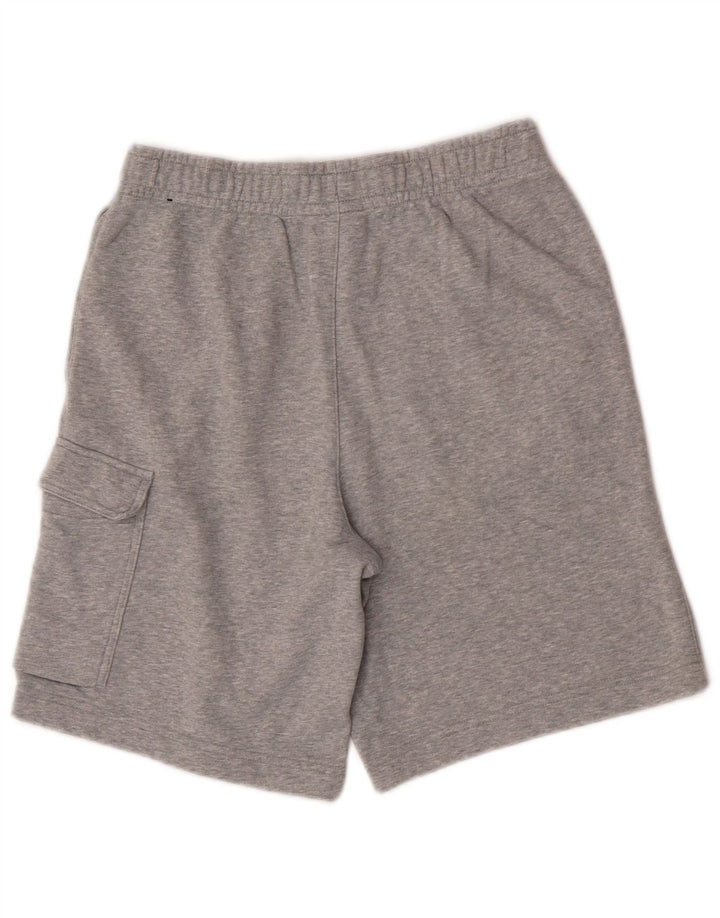 Pantaloncini sportivi Nike da uomo in cotone grigio medio