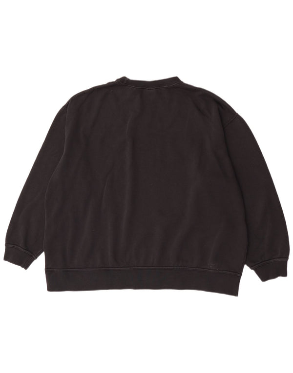 Felpa oversize da donna Nike Jumper UK 18 XL cotone nero