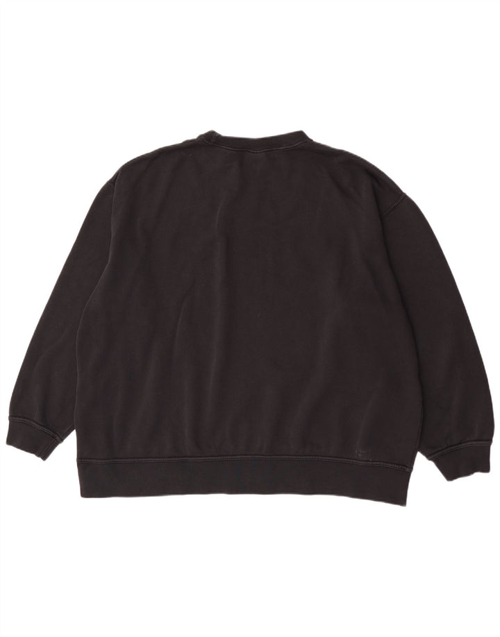 Felpa oversize da donna Nike Jumper UK 18 XL cotone nero