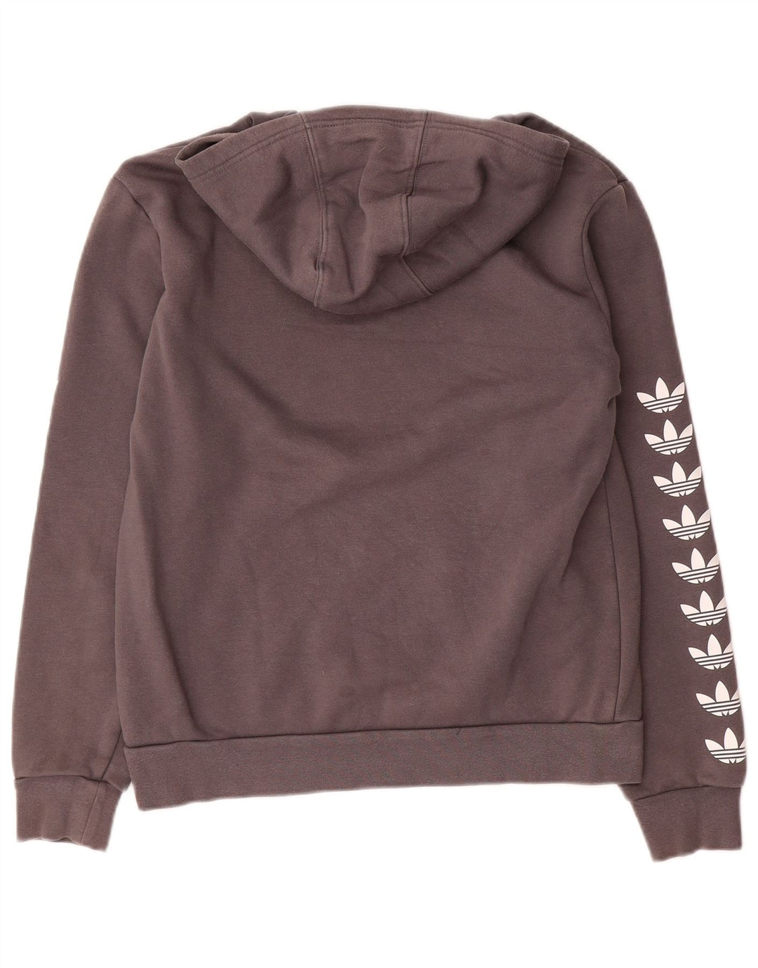 Felpa con cappuccio grafica ADIDAS per ragazze 13-14 anni in cotone grigio