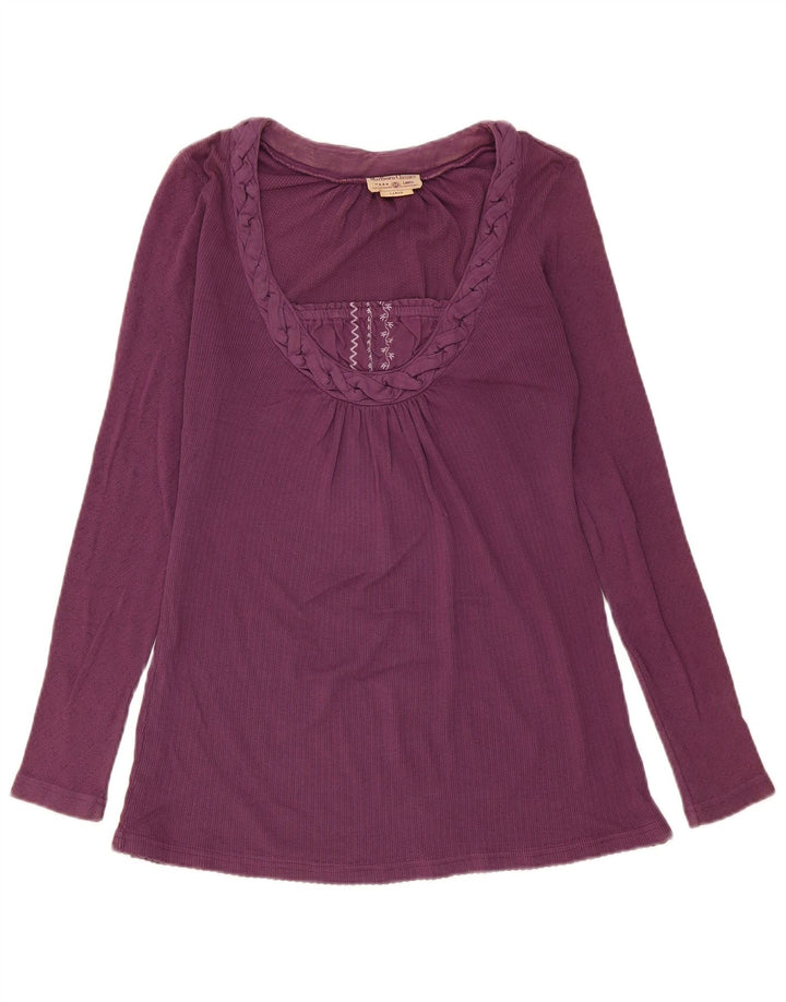Maglia a maniche lunghe da donna Marlboro Classics UK 14 Large Viola