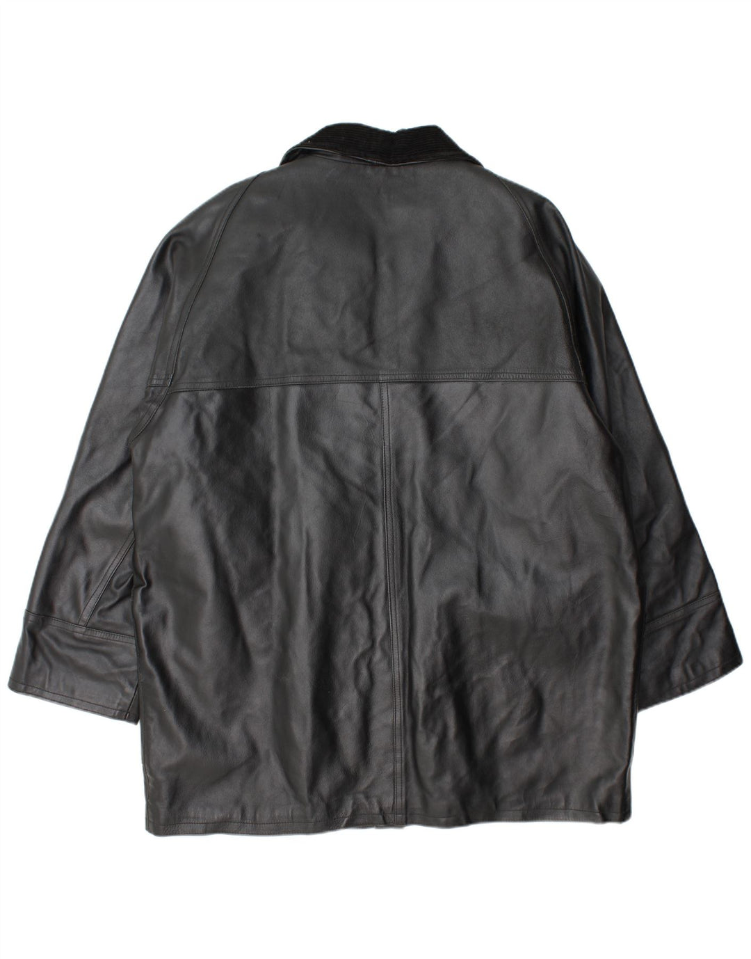 Cappotto in Pelle Donna La Griffe IT 54 3XL Pelle Nera