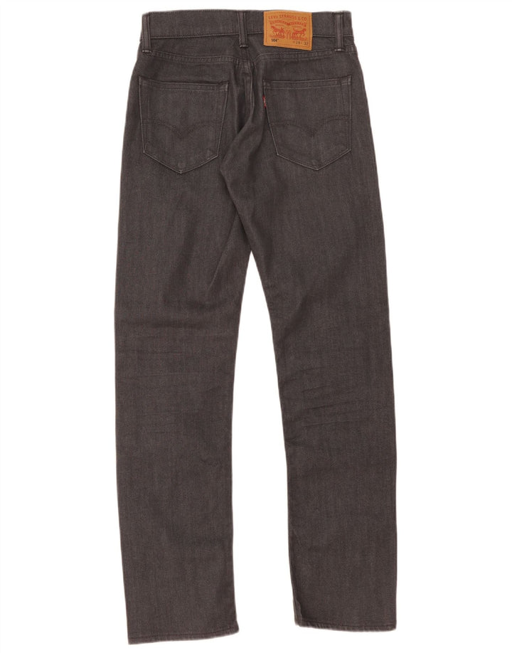 Levi's Uomo 504 Jeans dritti W28 L32 Cotone grigio