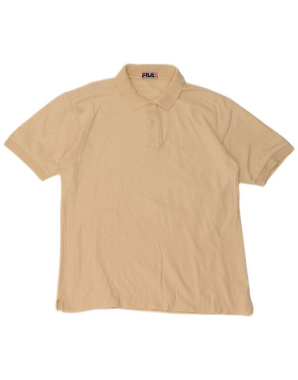 Polo da uomo Fila IT 52 Large gialla
