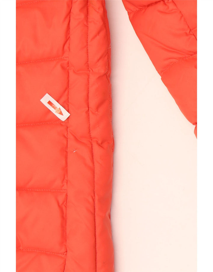 Giacca imbottita con cappuccio da donna Timberland UK 10 Small Nylon rosso