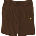 Pantaloncini sportivi Lyle & Scott da bambino 12-13 anni in cotone marrone