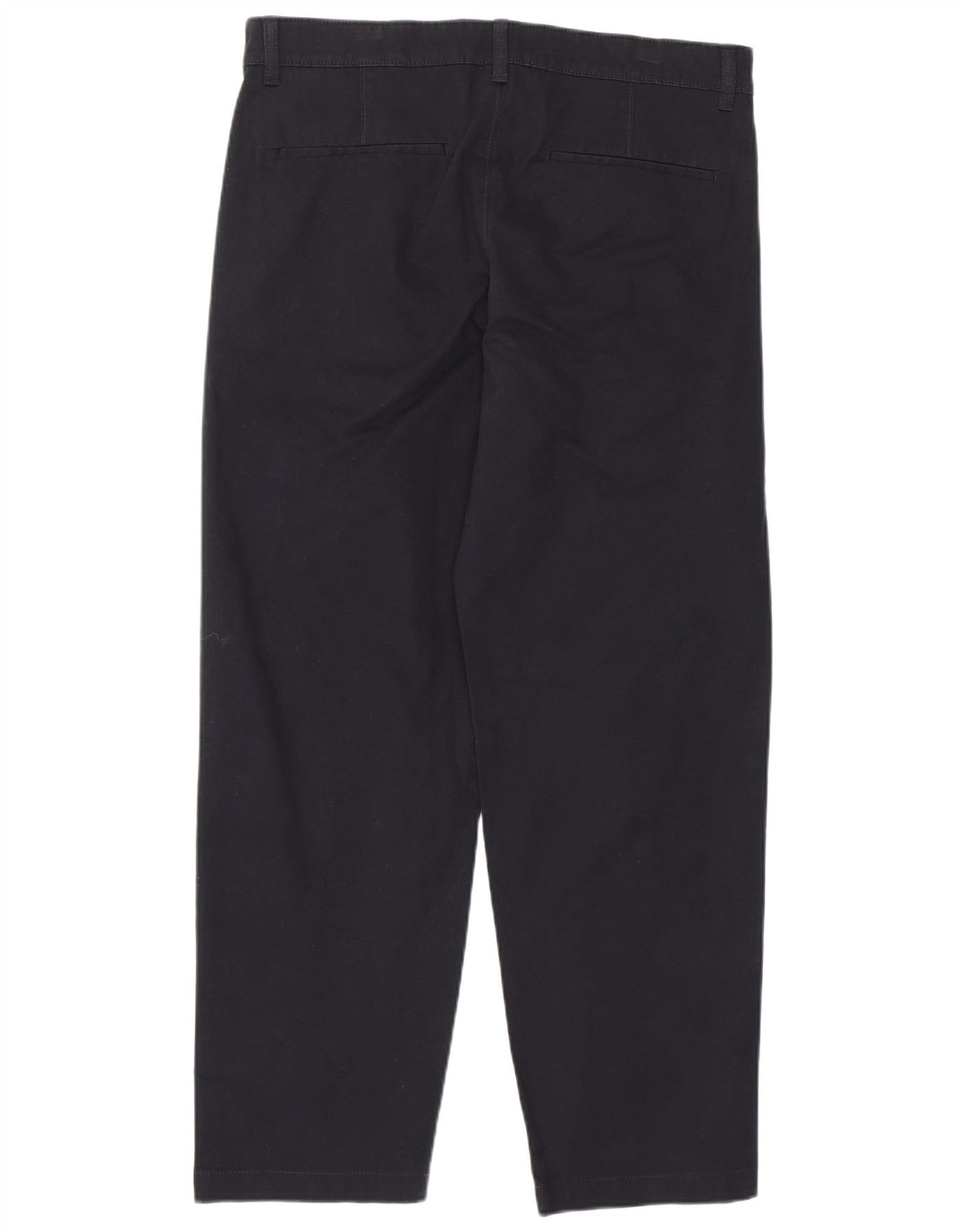 Pantaloni chino con pegged da uomo Marks & Spencer medi W34 L29 Blu Navy
