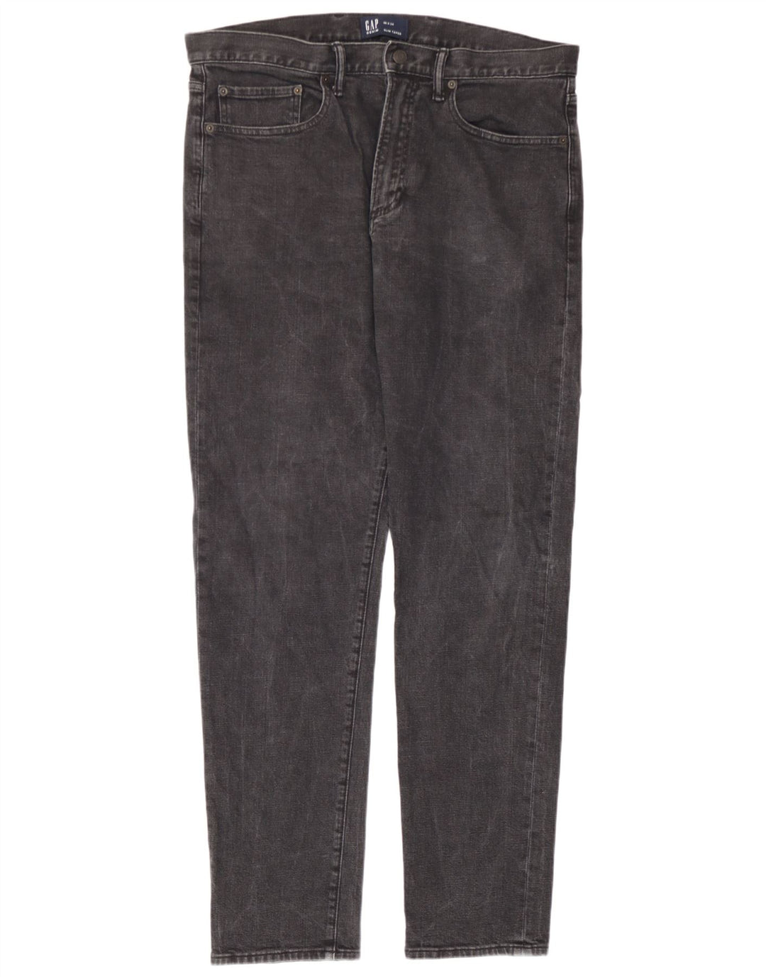 Jeans Gap da uomo slim affusolati W36 L34 cotone grigio