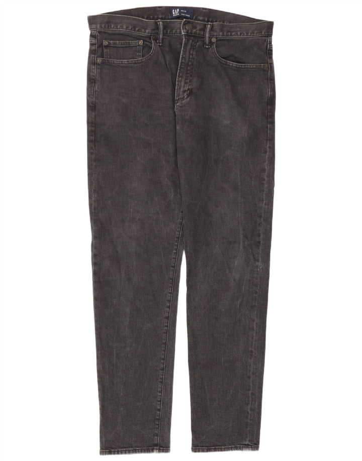 Jeans Gap da uomo slim affusolati W36 L34 cotone grigio