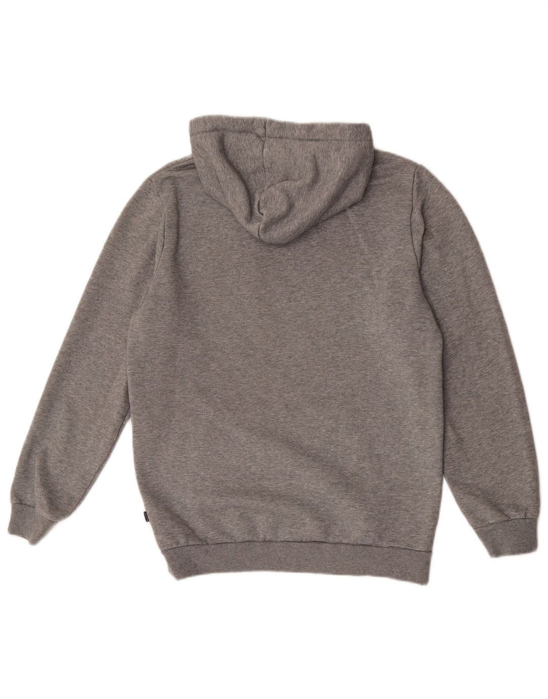Felpa con cappuccio grafica da uomo Puma piccola in cotone grigio