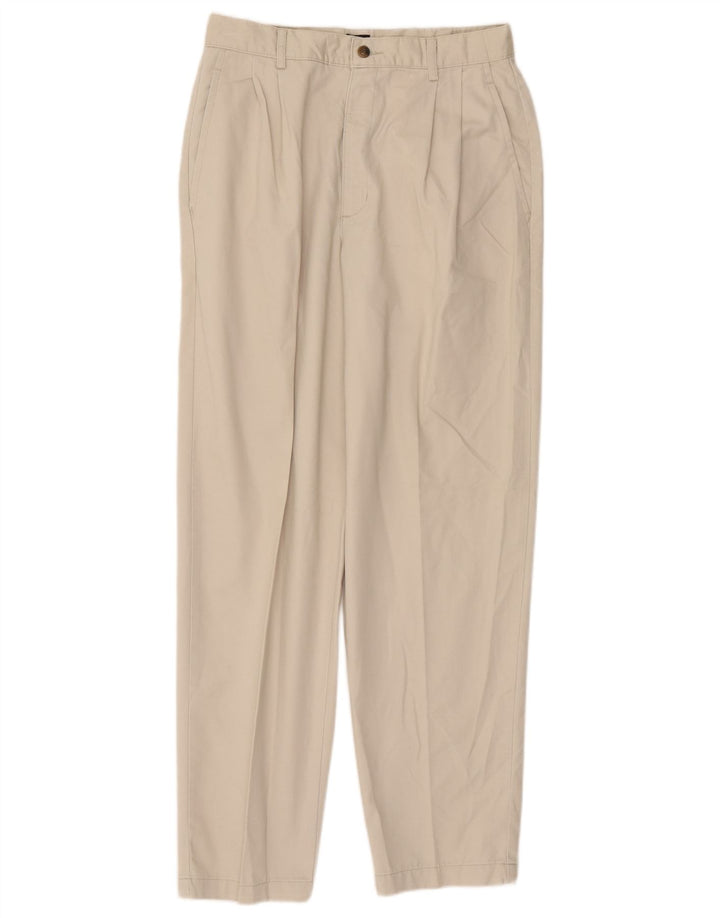 Pantaloni chino con pegging da donna Dockers medi W30 L30 cotone beige