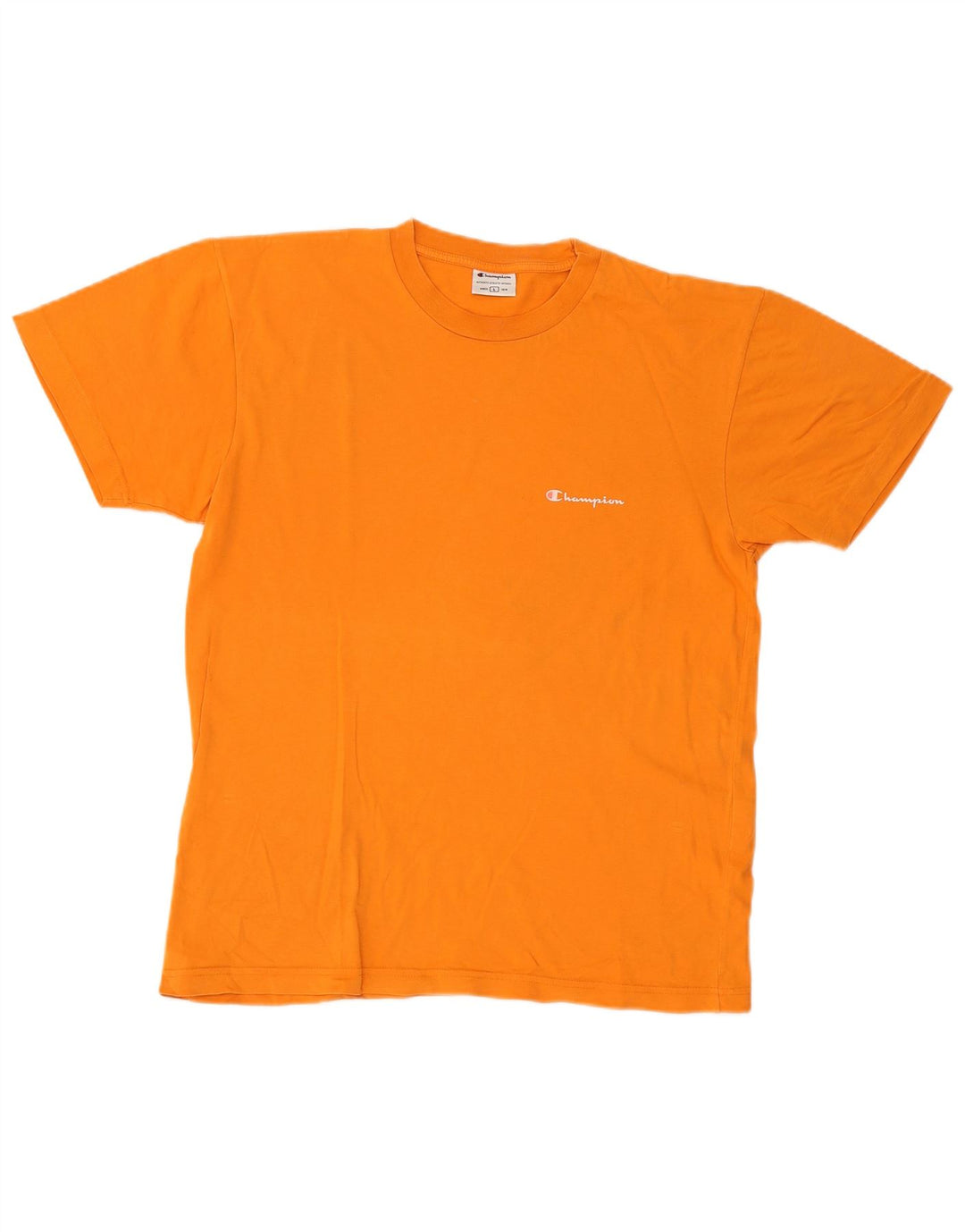 T-shirt da uomo Champion Top Large in cotone arancione