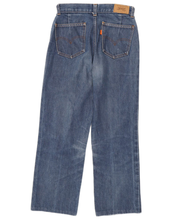 Jeans dritti a vita alta da donna Levi's UK 12 medio W26 L24 blu