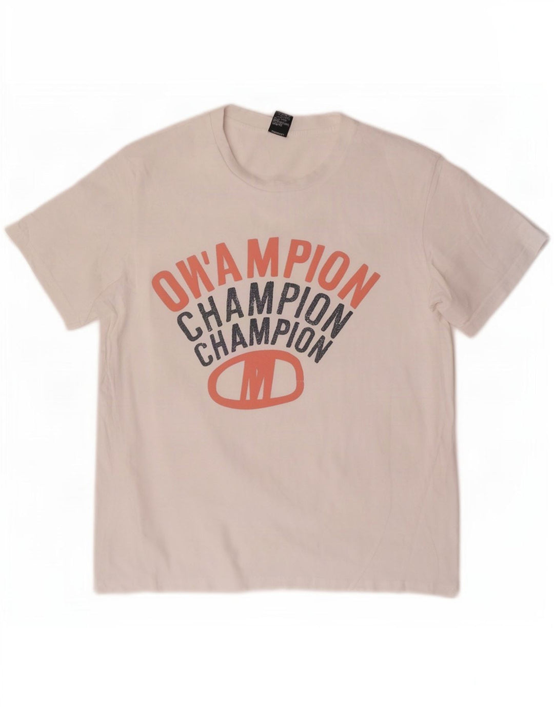 T-shirt grafica da uomo Champion Top bianco medio