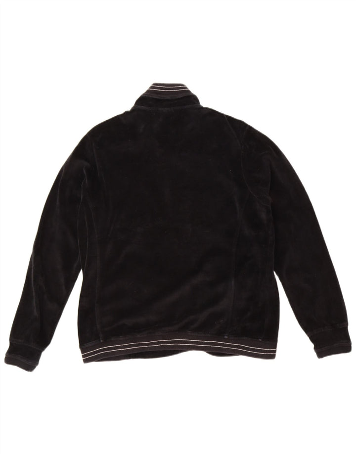 Tuta intera da donna in velluto Champion UK 16 grande cotone nero