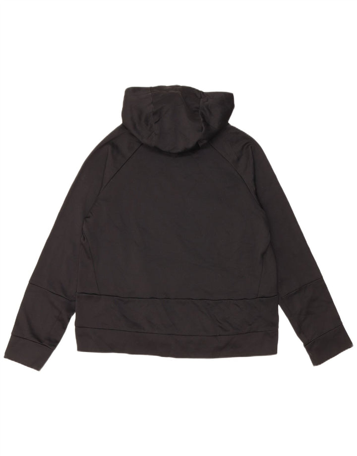 Maglione con cappuccio grafico NIKE Dri Fit da ragazzo 13-14 anni XL poliestere nero