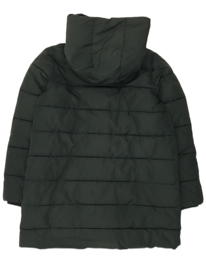 Cappotto imbottito con cappuccio da donna Hobbs UK 14 grande poliestere verde