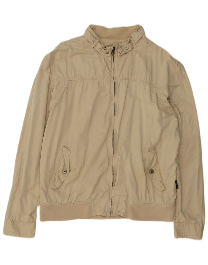 Giubbotto bomber da uomo Sergio Tacchini UK 44 2XL Cotone beige