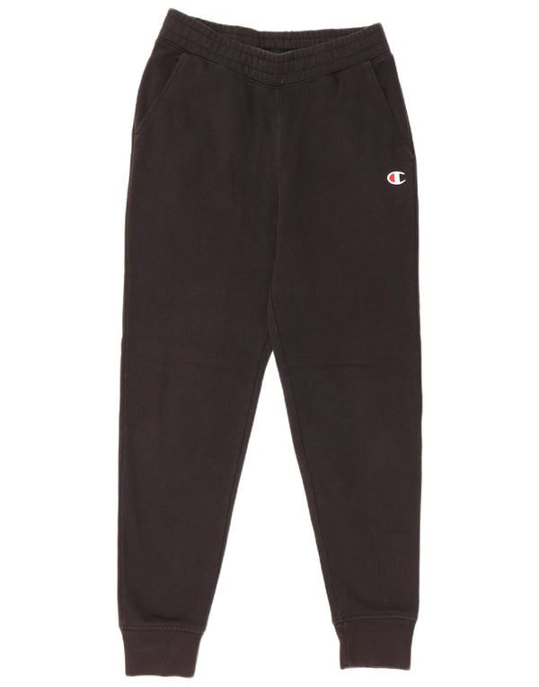 Pantaloni da tuta da uomo Champion Joggers piccoli in cotone nero