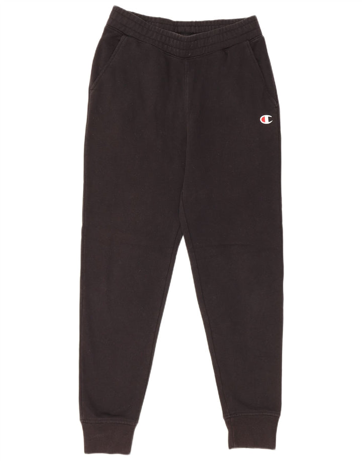 Pantaloni da tuta da uomo Champion Joggers piccoli in cotone nero