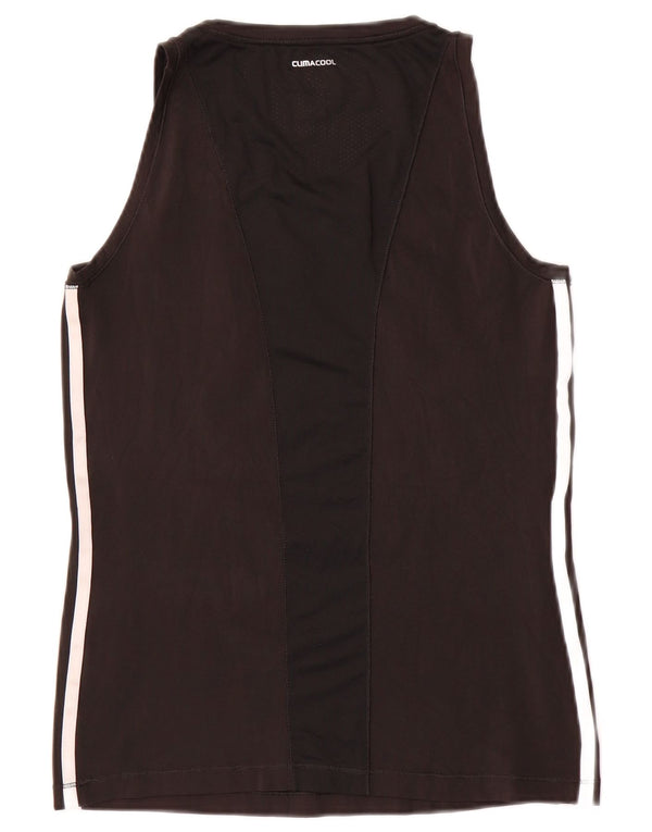 Canotta Adidas Climacool da donna UK 12/14 medio nera