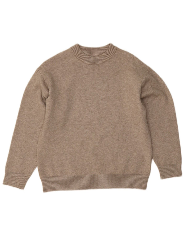 Maglione Zara per ragazzi con scollo a barca 9-10 anni Beige screziato