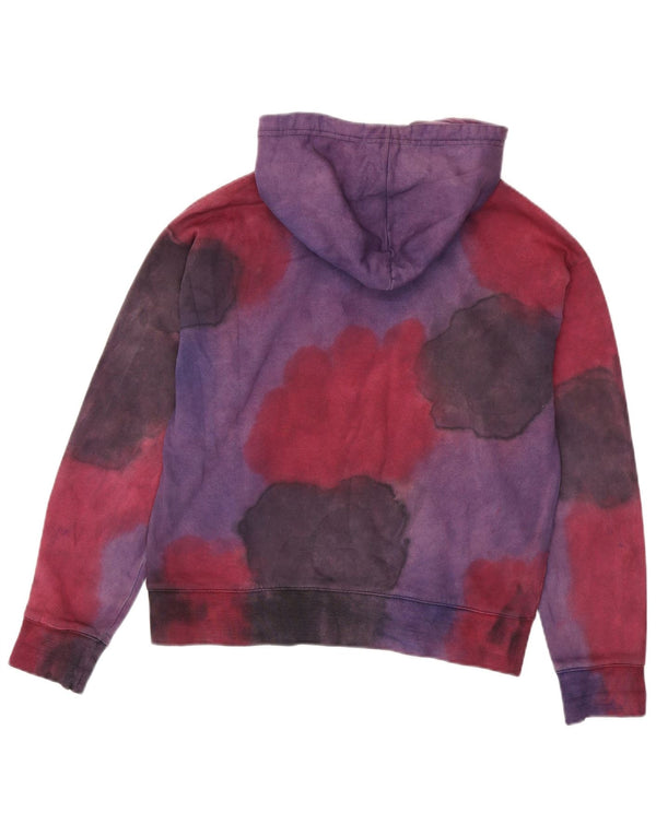 Felpa con cappuccio da donna Champion UK 14 Medium Purple Tie Dye