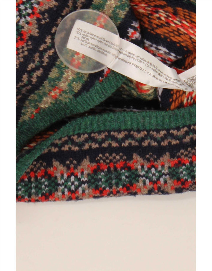 Gilet corto da donna Zara UK 12 medio in lana multicolore