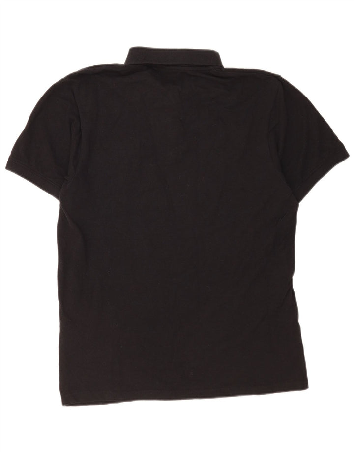 Polo da uomo Russell Athletic grande in cotone nero