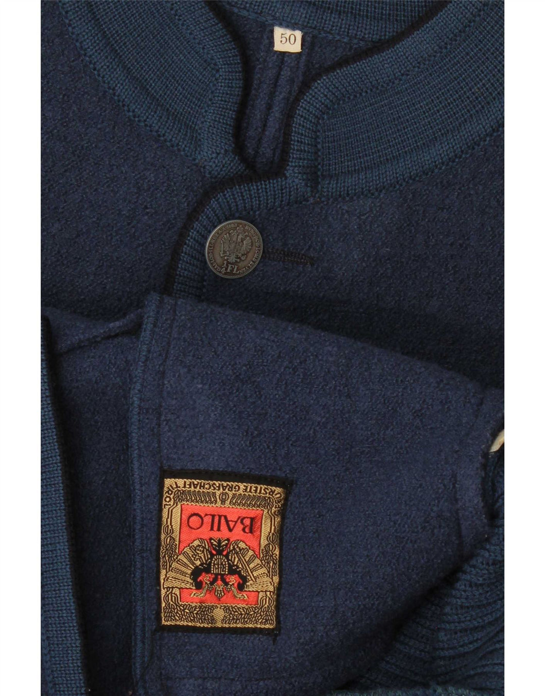 Giacca blazer da uomo a 5 bottoni Bailo IT 50 grande blu navy