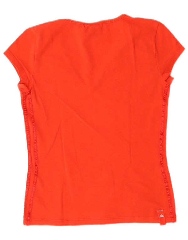 T-shirt grafica da donna Adidas Top UK 18 XL rosso cotone