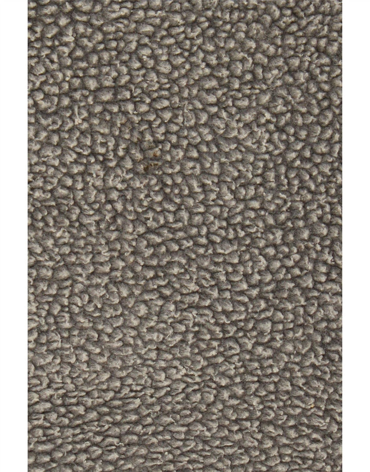 Maglione in pile da uomo con zip e collo Weird Fish, piccolo in poliestere grigio