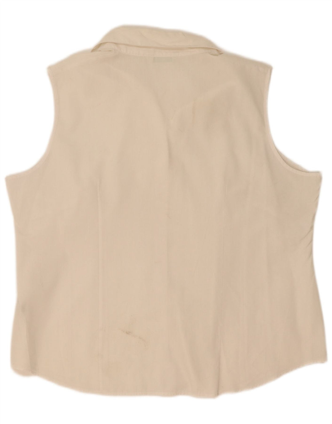 Camicia senza maniche da donna Marks & Spencer UK 20 2XL Poliestere bianco