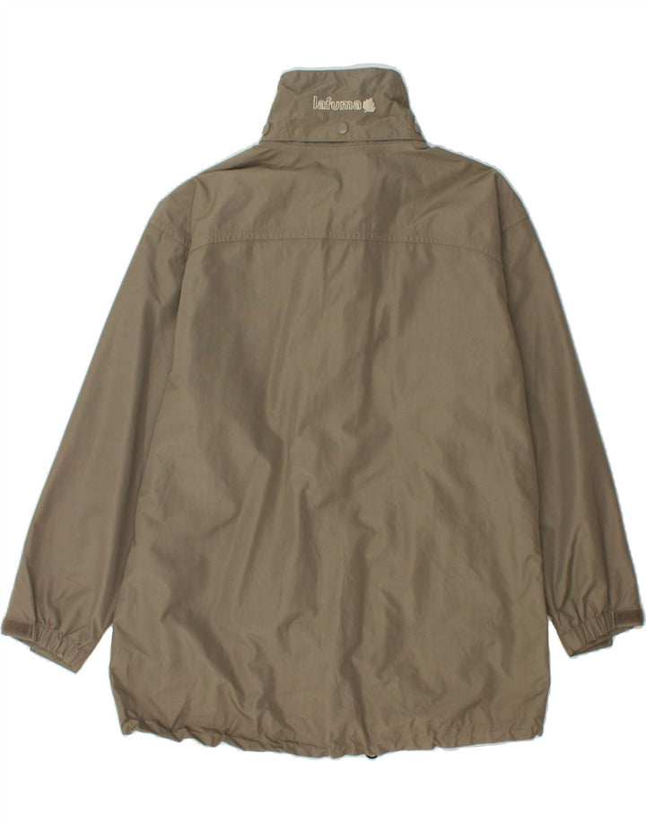 LAFUMA Mens Rain Jacket UK 38 Medium Beige Polyamide Vintage Lafuma and Second-Hand Lafuma from Messina Hembry 