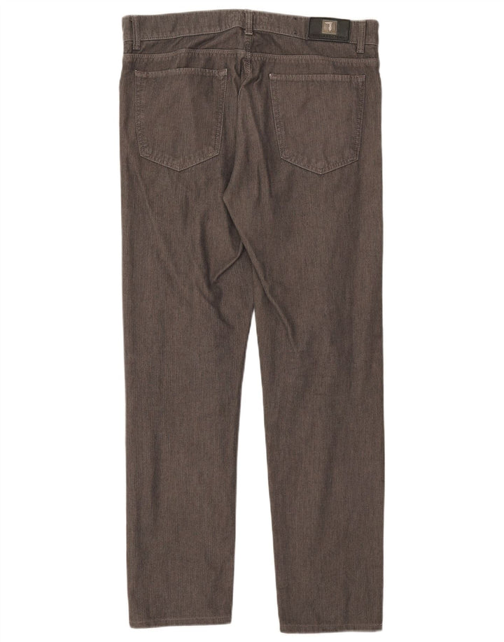 Pantaloni Casual Dritti Uomo Trussardi W33 L31 Grigi