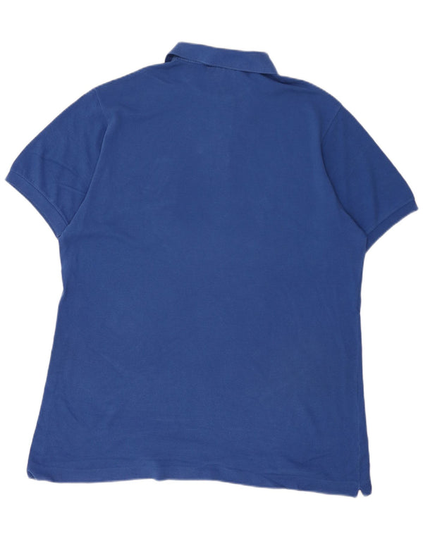 Polo da uomo Lacoste taglia 7 2XL cotone blu