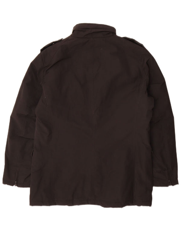 Bomboogie Giacca imbottita militare da uomo UK 42 XL Poliestere nero