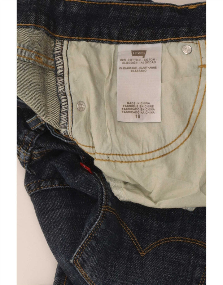 Mini gonna di jeans da donna Levi's US 16 XL W36 cotone blu