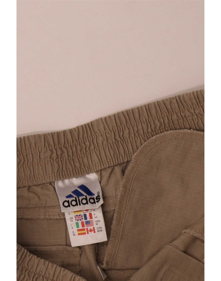 Pantaloncini cargo Adidas da uomo medi W34 in cotone beige
