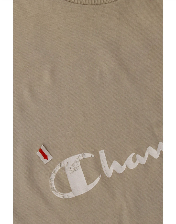 T-shirt grafica da uomo Champion Top 2XL cotone grigio