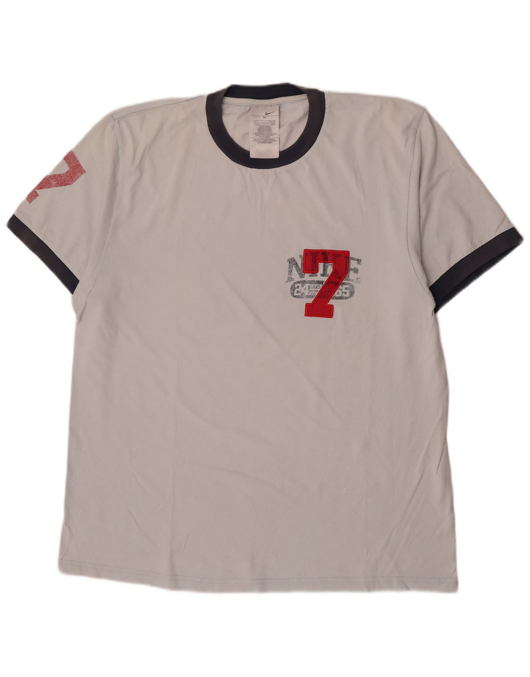 T-shirt grafica da uomo Nike Top XL in cotone bianco