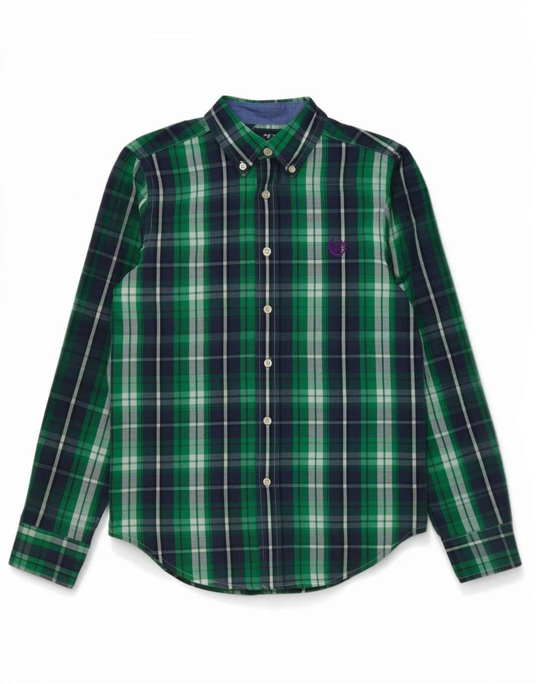 Camicia Chaps Ragazzi 10-11 anni Cotone a quadri verde medio