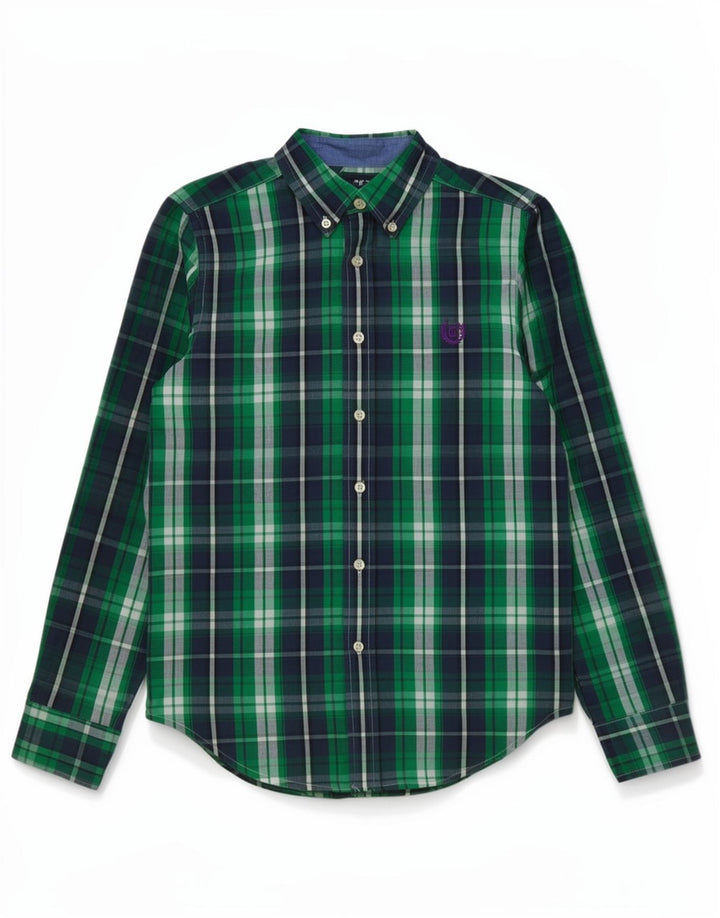 Camicia Chaps Ragazzi 10-11 anni Cotone a quadri verde medio