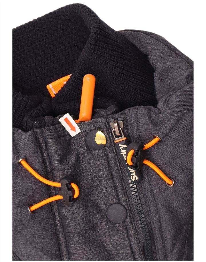 Giacca a vento da donna SUPERDRY UK 14 Nylon blu medio