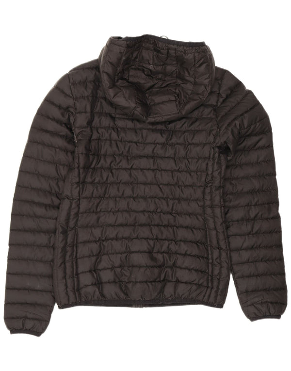 Giacca imbottita con cappuccio da donna Superdry UK 6 XS poliestere nero